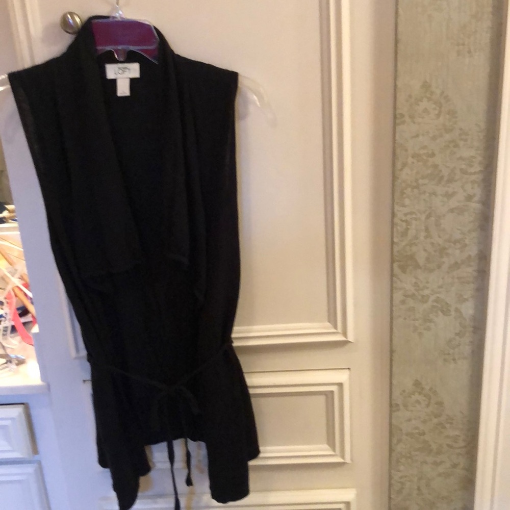 Loft sleeveless cardigan large